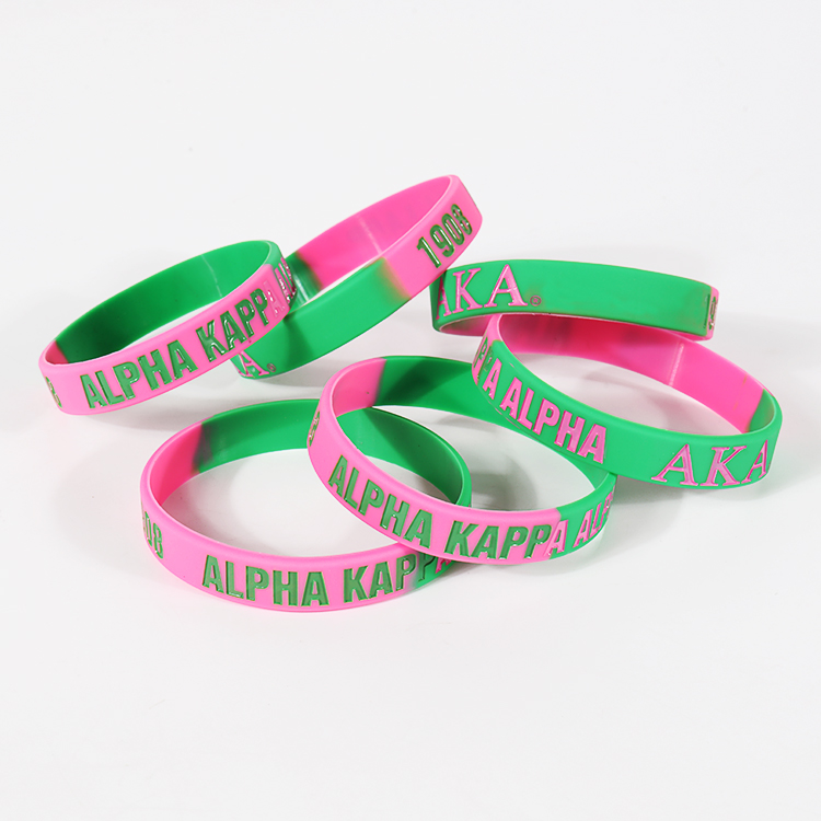 Pulsera de silicona con grabado Lovecolour, pulseras elásticas impresas personalizadas para entradas de conciertos 2