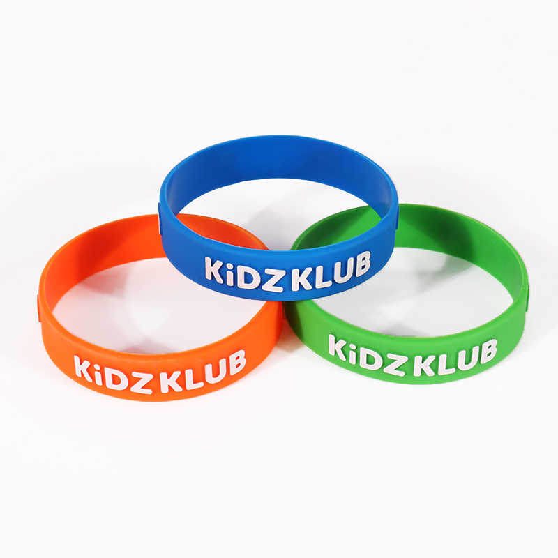 Custom Silicone Bracelets Eco-friendly Silicon Rubber Bracelet Custom Silicone Wristband 1