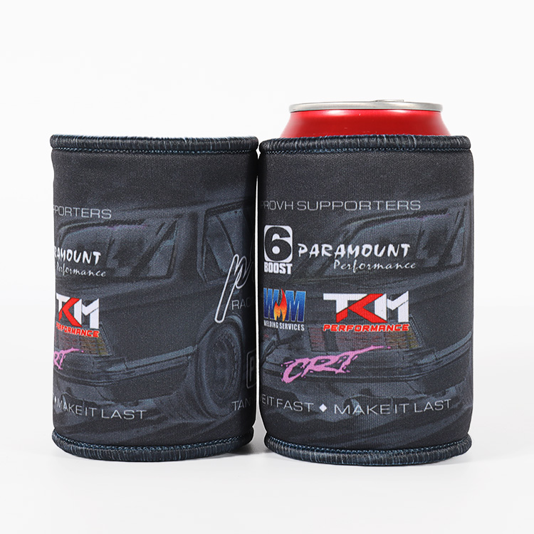 Portabottiglie personalizzato per refrigeratore per birra per refrigeratori per birra isolati con sublimazione con fondo 2
