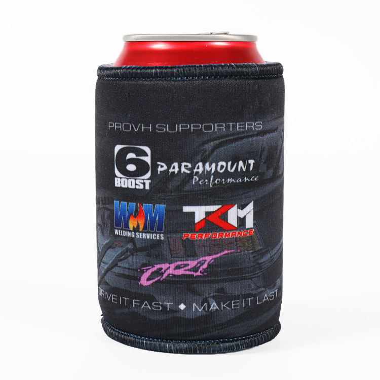 Portabottiglie personalizzato per refrigeratore per birra per refrigeratori per birra isolati con sublimazione con fondo 7