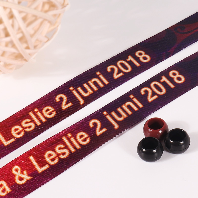 Individuell bedruckte Konzertkarten aus Polyester, Einweg-Armband, gewebte Armbänder 8
