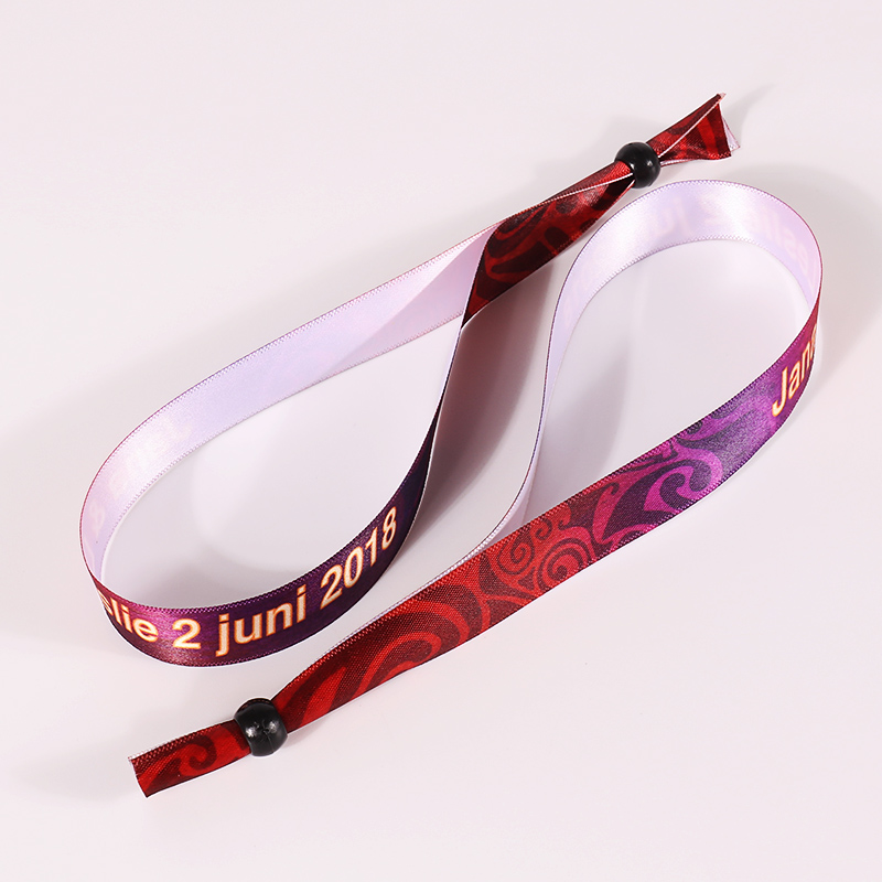 Individuell bedruckte Konzertkarten aus Polyester, Einweg-Armband, gewebte Armbänder 7