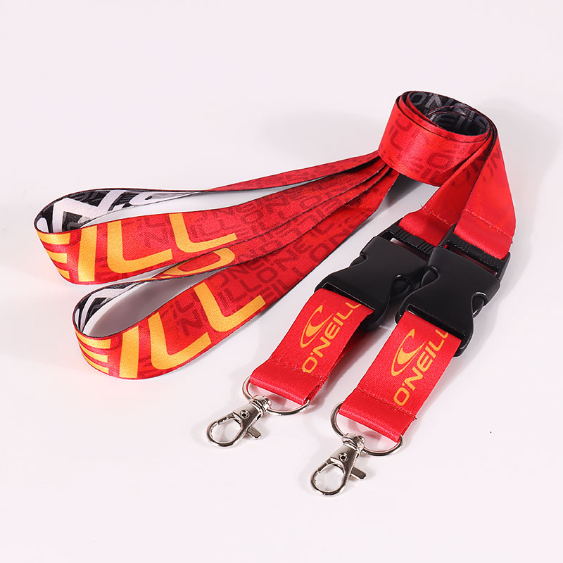 Hochwertiges Lanyard mit Transferdruck und individuellem Logo-Lanyard aus Polyestergewebe 2
