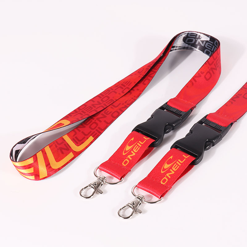 Hochwertiges Lanyard mit Transferdruck und individuellem Logo-Lanyard aus Polyestergewebe 4