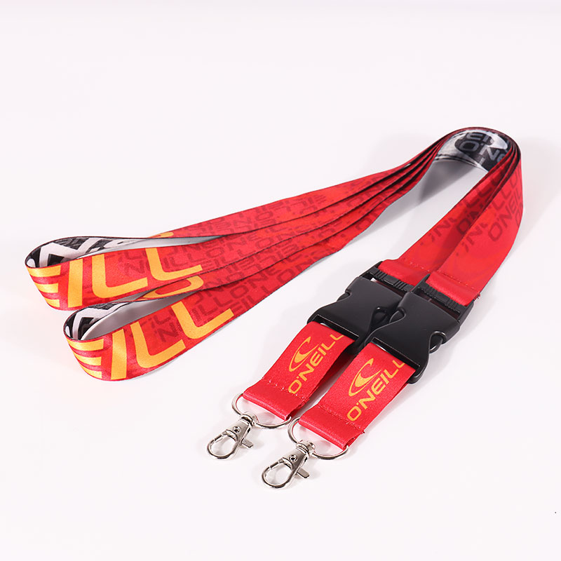 Hochwertiges Lanyard mit Transferdruck und individuellem Logo-Lanyard aus Polyestergewebe 3