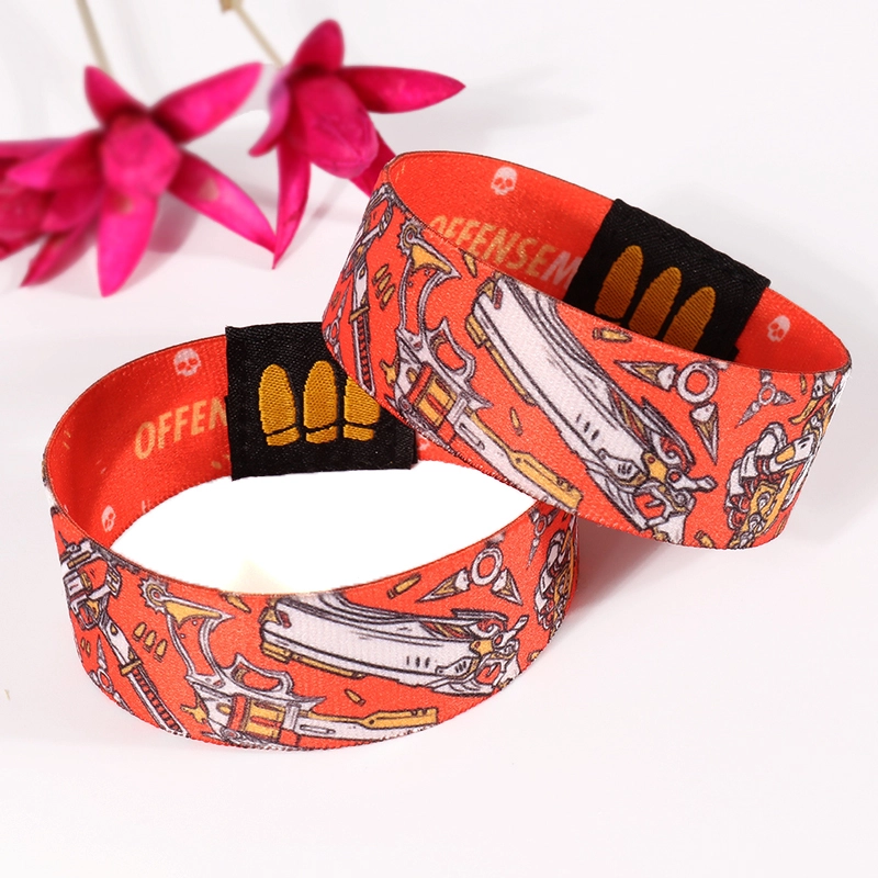Lovecolour RFID NFC Elastic Wristband customized Sublimation Custom Wristband With Logo 1