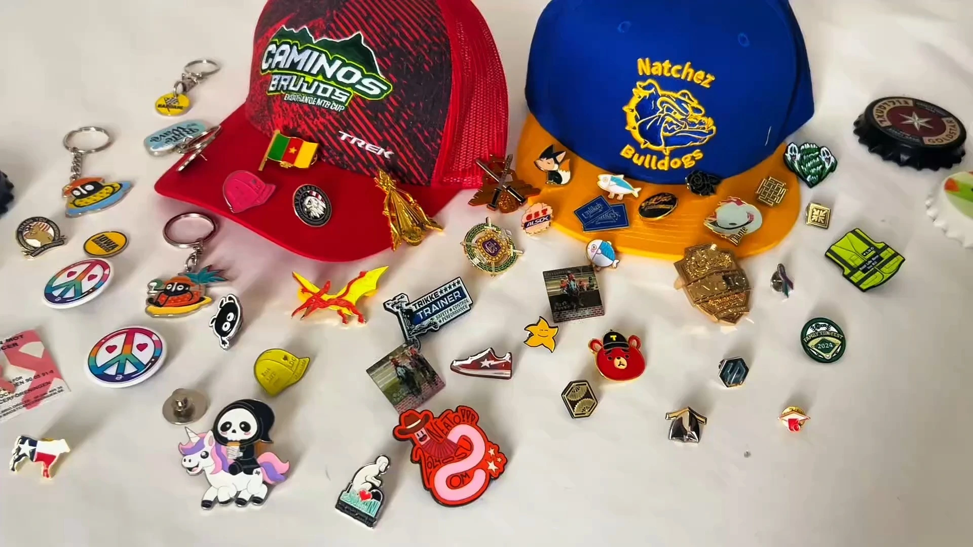 Hard Enamel Pin Custom Mollis Lapel Pins Brooches Cute Souvenir Keychain Key Chain With Custom Logo-1729582569770607 1