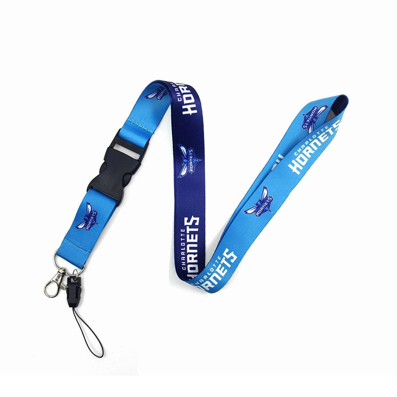 Snur personalizat din poliester personalizat ieftin de înaltă calitate, cu clemă metalică 7