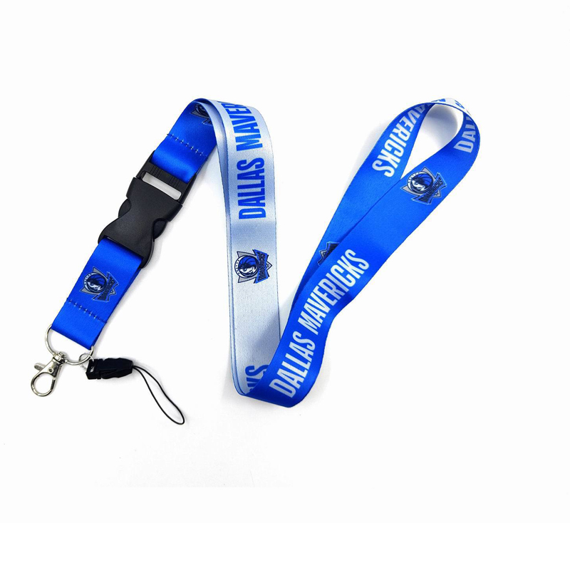 Snur personalizat din poliester personalizat ieftin de înaltă calitate, cu clemă metalică 5