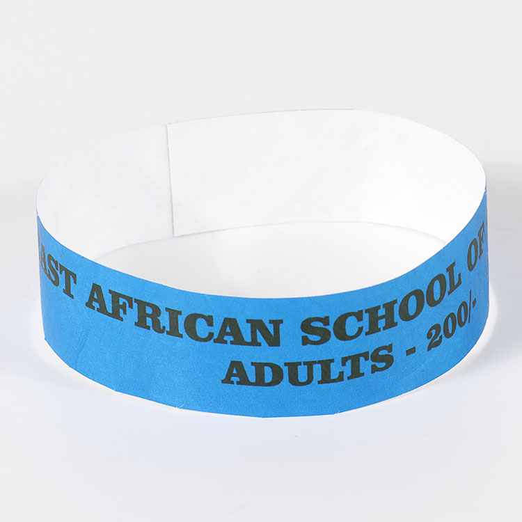 Manufacturer Waterproof Tyvek Wristbands Custom One Time Use Paper Event Party Bracelet Wristbands 10