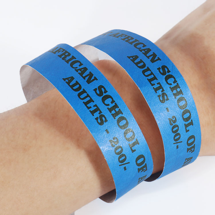 Manufacturer Waterproof Tyvek Wristbands Custom One Time Use Paper Event Party Bracelet Wristbands 2