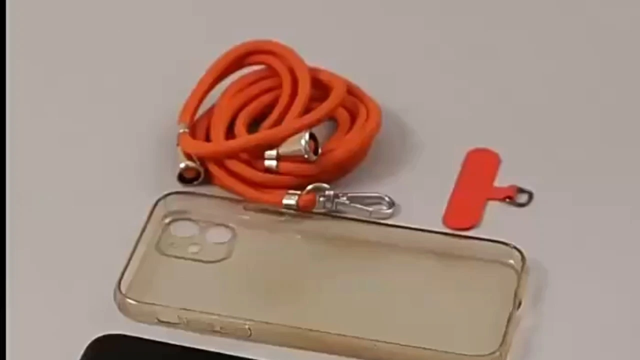 Custom Adjustable Polyester Neck Strap Tether Patch Mobile Cell Phone Strap Detachable Lanyard For Phone 1