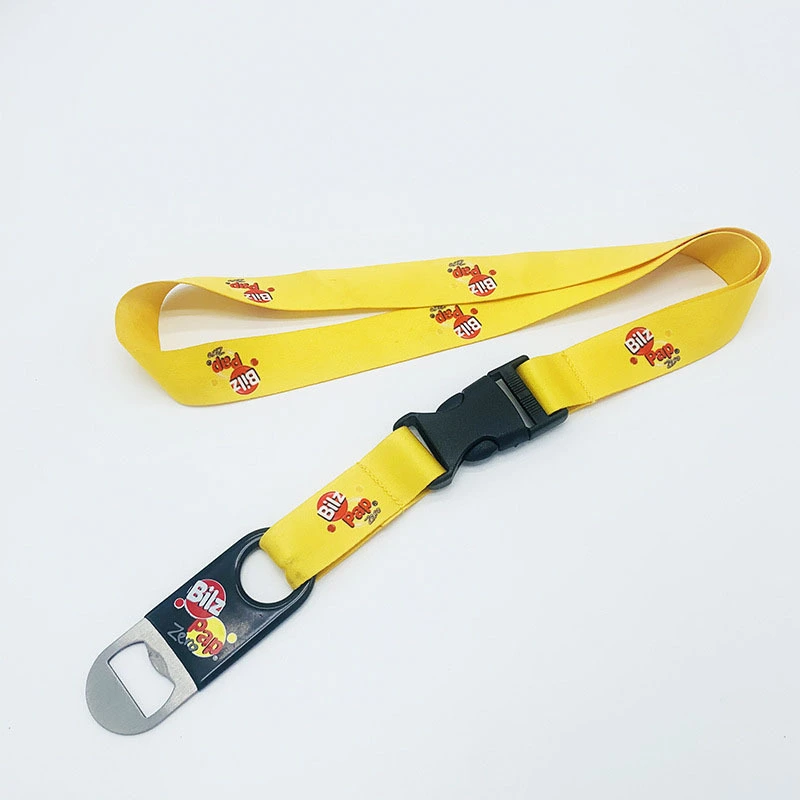 Cordón personalizado Lovecolor con logotipo, cordón con hebilla para abridor de botellas impreso personalizado 1