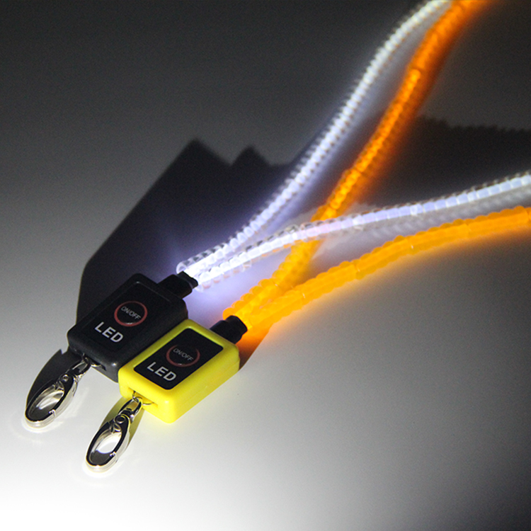 LOVECOLOUR-kaulanauha Valmistajan mukautettu PVC-LED-kaulanauha tapahtumafestivaaliin 6