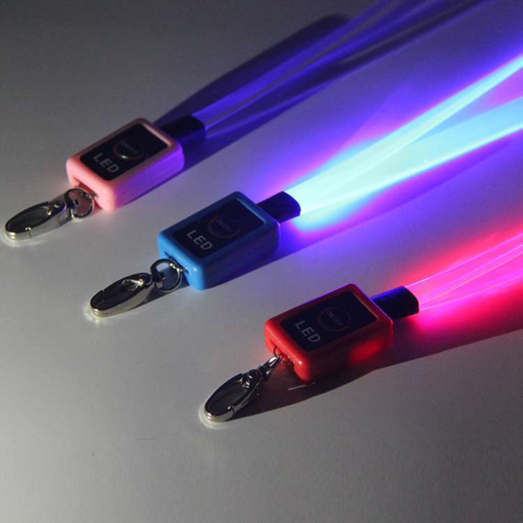 LOVECOLOUR-kaulanauha Valmistajan mukautettu PVC-LED-kaulanauha tapahtumafestivaaliin 4