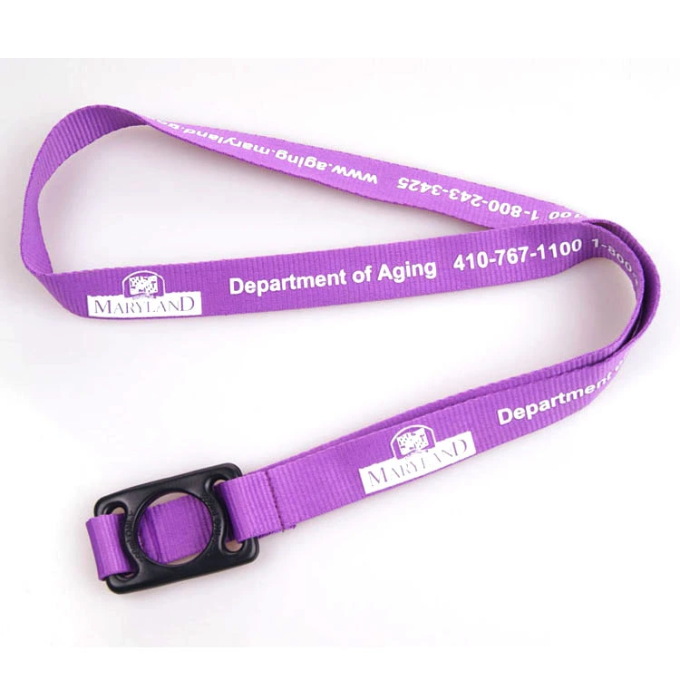 Custom Printed Polyester Vattenflaska Sling Neck Lanyard Holdare Camping Vandring Dryckesbärare 1