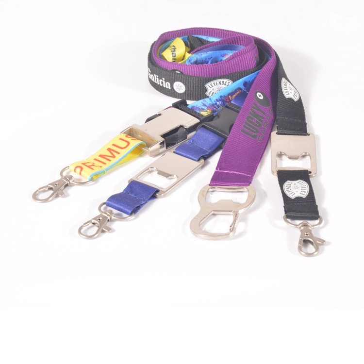 Lanyards Fournisseur Logo personnalisé Ouvre-bouteille Lanyards pour bars, événements de fête 1