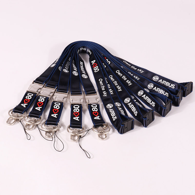 LOVE COLOR Custom lanyard leverandør dobbeltlags lanyards med silketryk 2