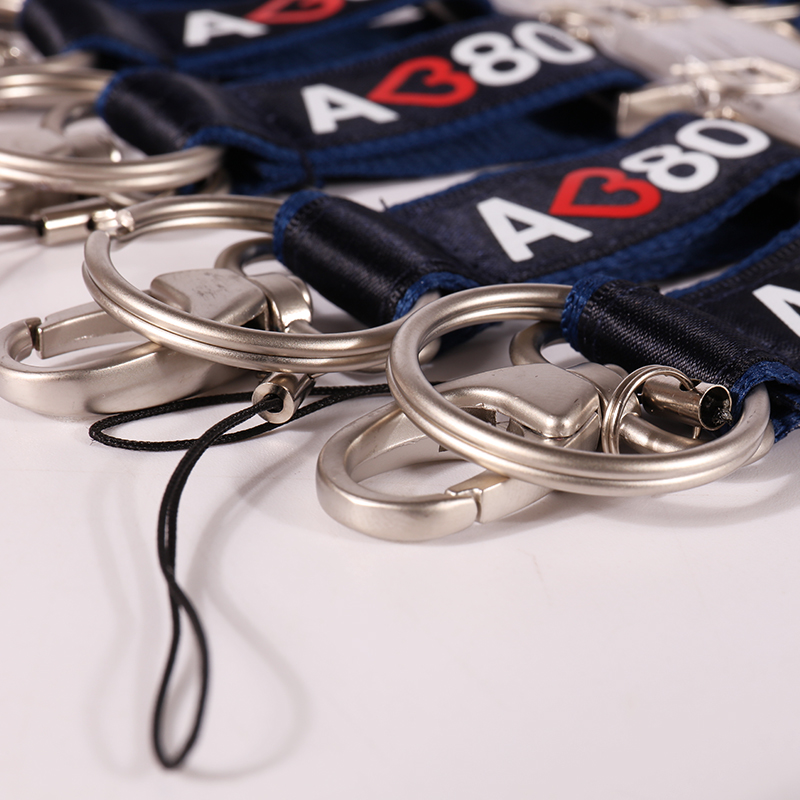 LOVE COLOR Custom lanyard leverandør dobbeltlags lanyards med silketryk 5