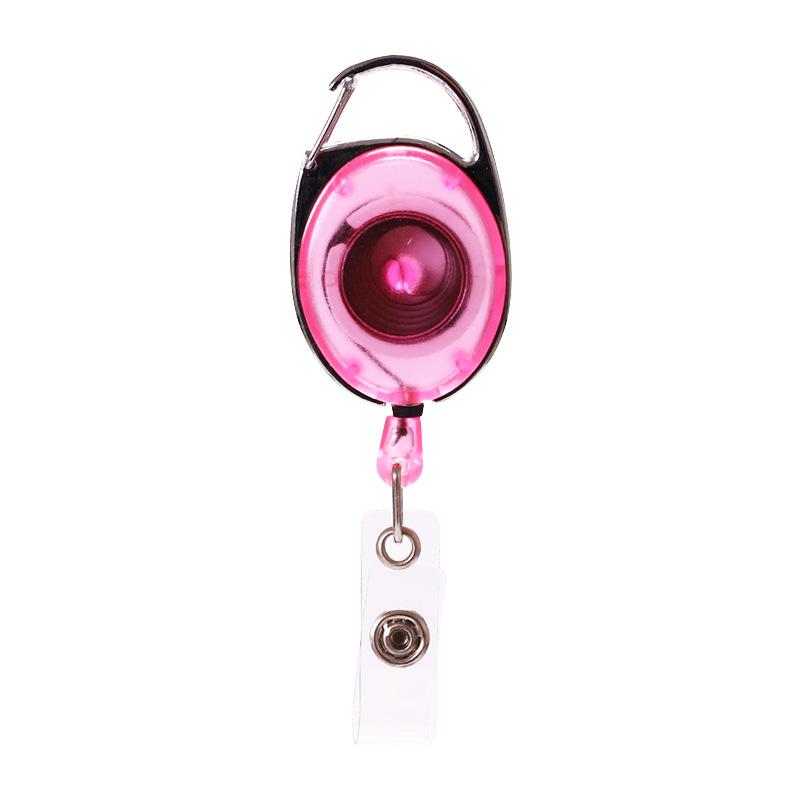 Bobine de Badge robuste avec Logo personnalisé, Clip de bobine de porte-Badge d'identification en plastique rétractable en usine 11
