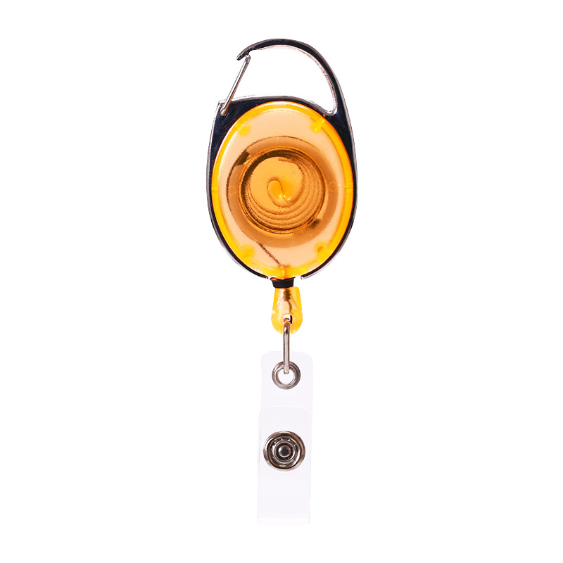 Bobine de Badge robuste avec Logo personnalisé, Clip de bobine de porte-Badge d'identification en plastique rétractable en usine 9
