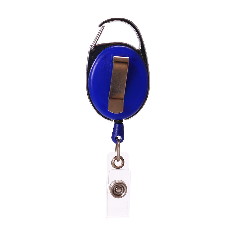 Bobine de Badge robuste avec Logo personnalisé, Clip de bobine de porte-Badge d'identification en plastique rétractable en usine 8
