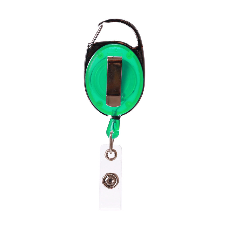 Bobine de Badge robuste avec Logo personnalisé, Clip de bobine de porte-Badge d'identification en plastique rétractable en usine 4