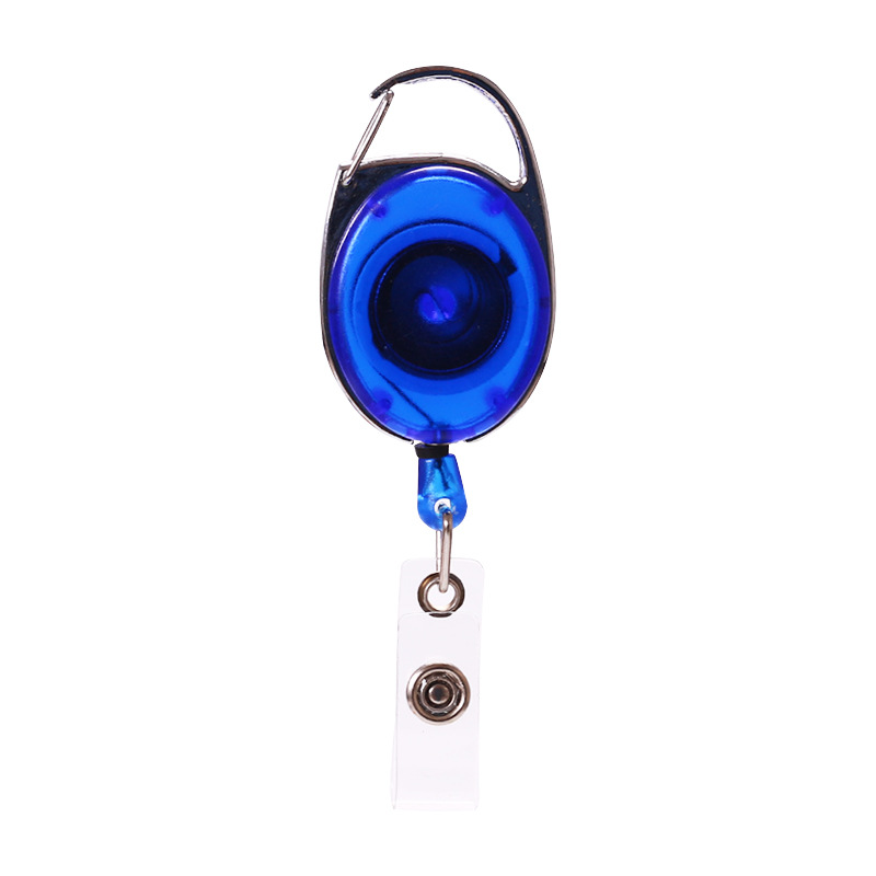 Bobine de Badge robuste avec Logo personnalisé, Clip de bobine de porte-Badge d'identification en plastique rétractable en usine 3