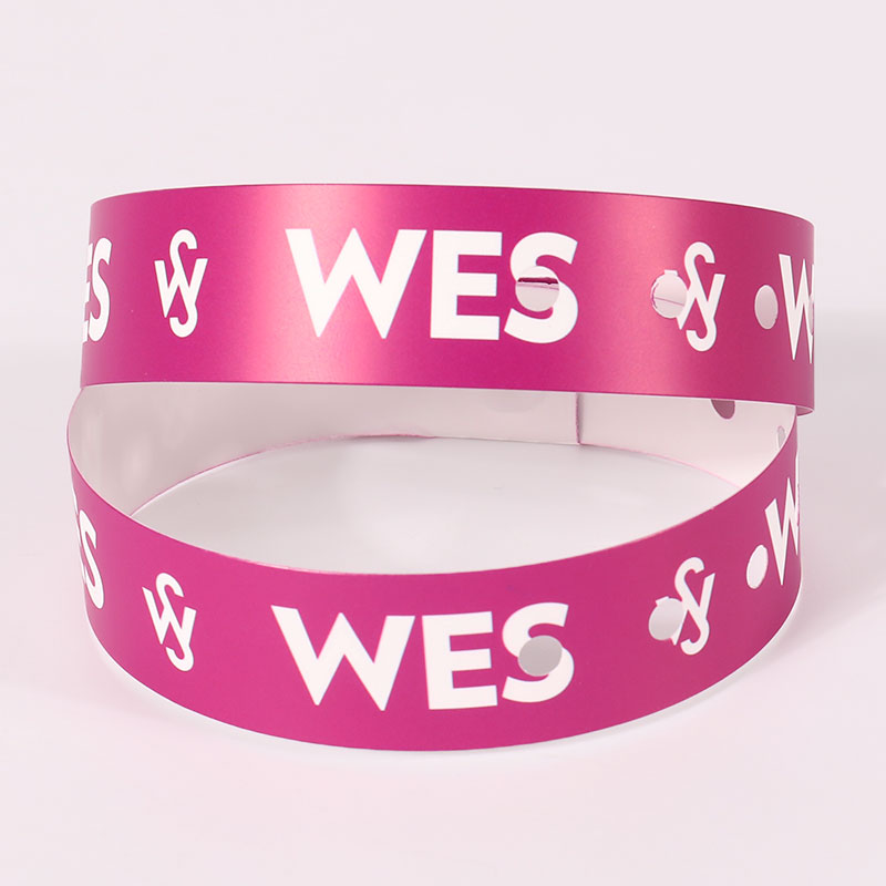 Sekali Guna Gelang Kalis Air Gelang Vinyl PVC Plastik Lembut Tersuai Untuk Kanak-kanak Dewasa 7