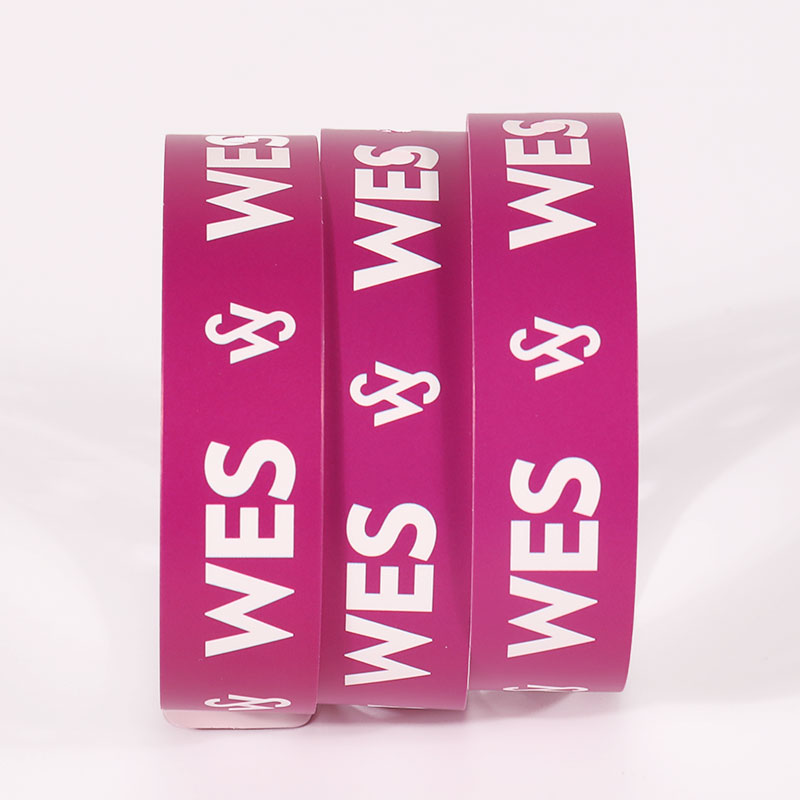 Sekali Guna Gelang Kalis Air Gelang Vinyl PVC Plastik Lembut Tersuai Untuk Kanak-kanak Dewasa 8