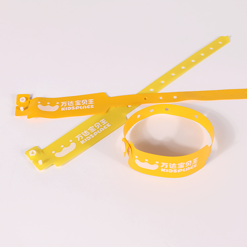 Vinylový náramek výrobce vlastní jednorázový náramek nemocničního PVC s pacientským ID 9