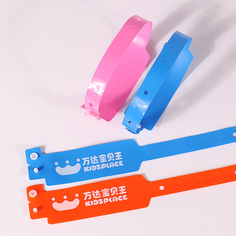 Vinylový náramek výrobce vlastní jednorázový náramek nemocničního PVC s pacientským ID 7