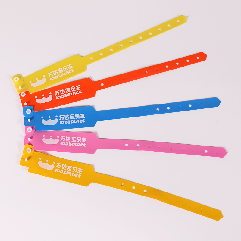 Vinylový náramek výrobce vlastní jednorázový náramek nemocničního PVC s pacientským ID 6