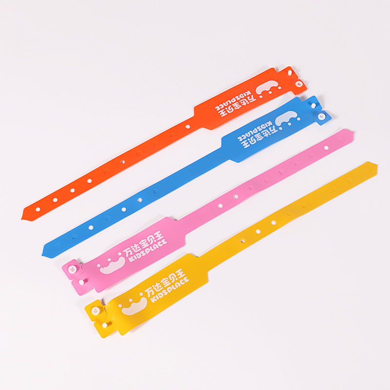 Vinylový náramek výrobce vlastní jednorázový náramek nemocničního PVC s pacientským ID 4