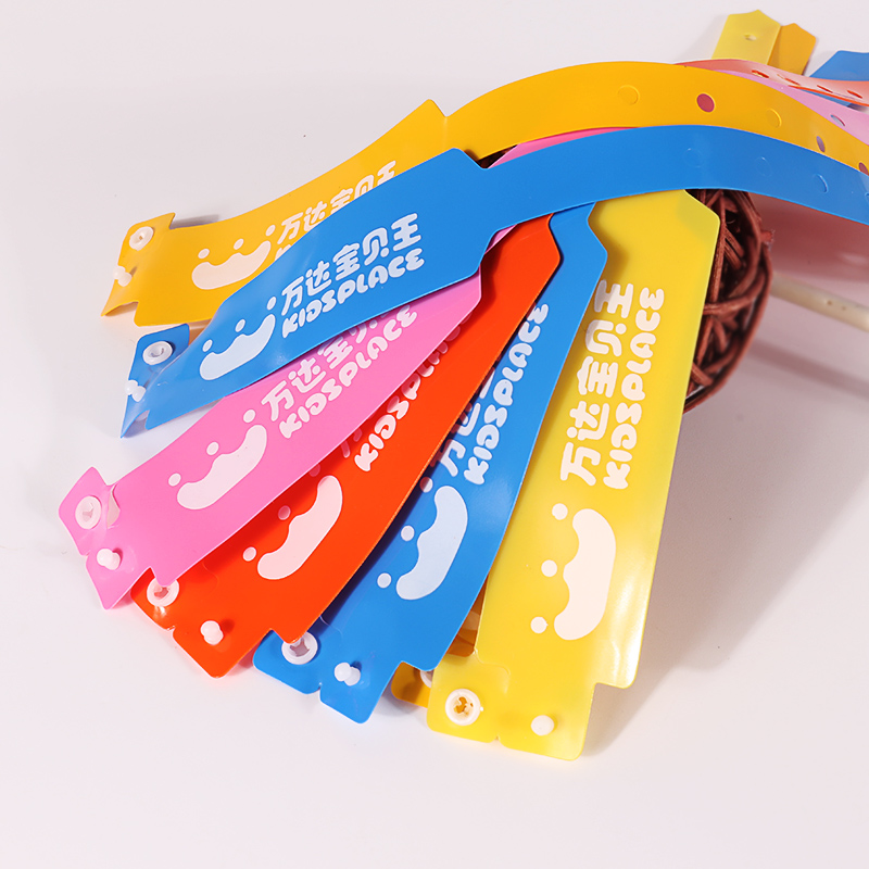Vinylový náramek výrobce vlastní jednorázový náramek nemocničního PVC s pacientským ID 2
