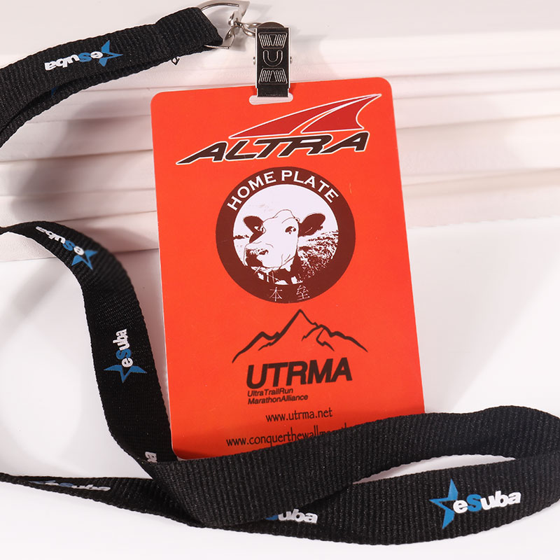 Aangepaste PVC-kaartfabriek uit China Evenementbadges Vip Pass-ID-kaart met sleutelkoord 6