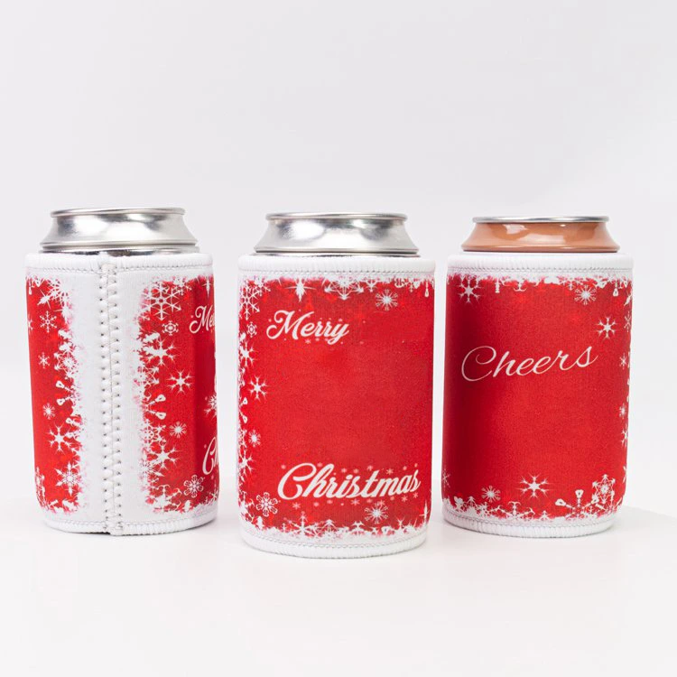 LOVECOLOUR Fest Juledag Egendefinert design Neopren Stubby Holder fra Kina 1