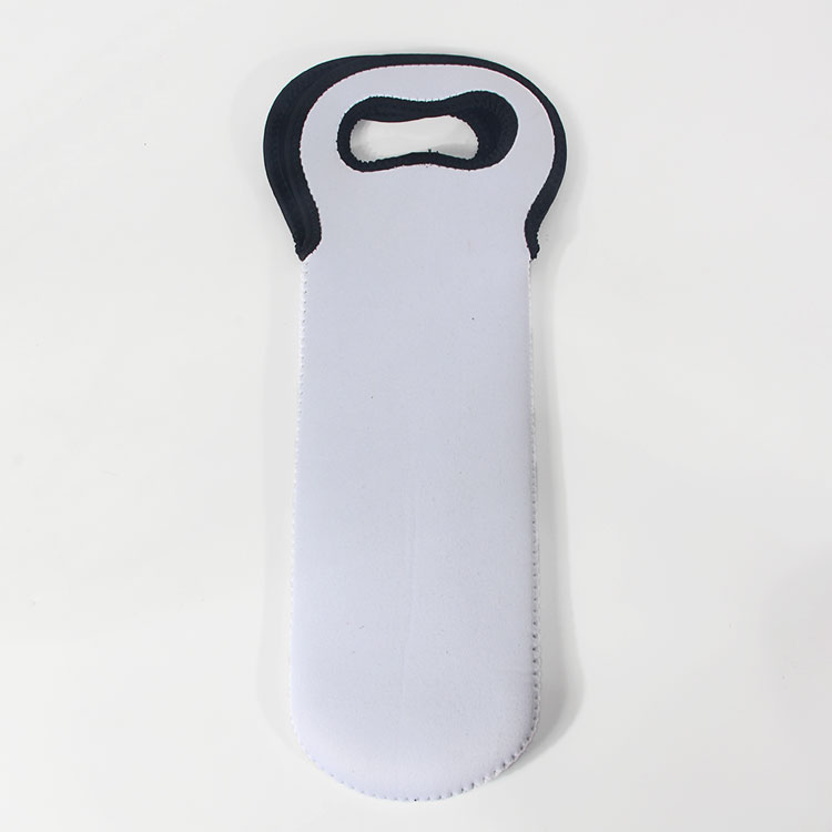 Borsa per il trasporto del dispositivo di raffreddamento del vino vuoto in neoprene isolato con portabottiglie di vino personalizzato 2