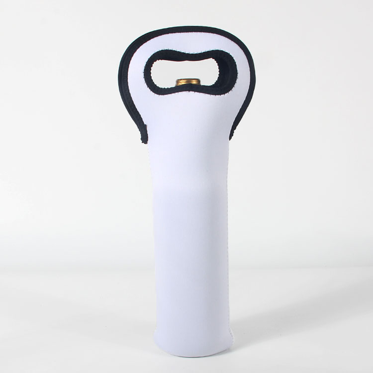 Borsa per il trasporto del dispositivo di raffreddamento del vino vuoto in neoprene isolato con portabottiglie di vino personalizzato 1