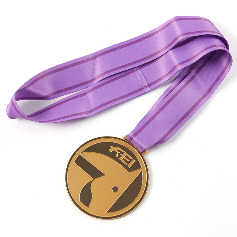 Vysoce kvalitní zakázková sublimovaná stuha medaile Lanyard zakázková velikost loga medaile 1