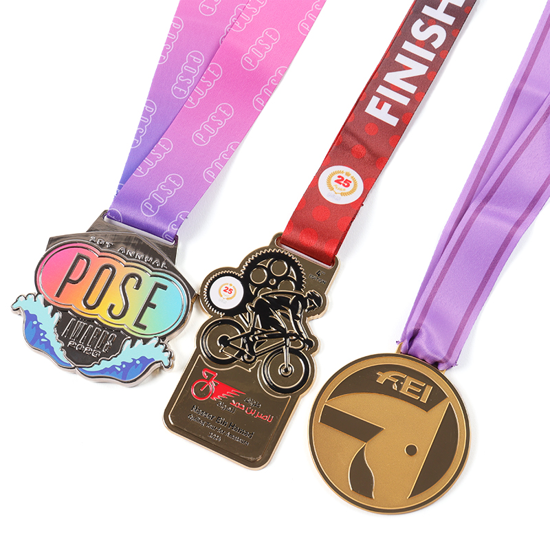 Vysoce kvalitní zakázková sublimovaná stuha medaile Lanyard zakázková velikost loga medaile 5