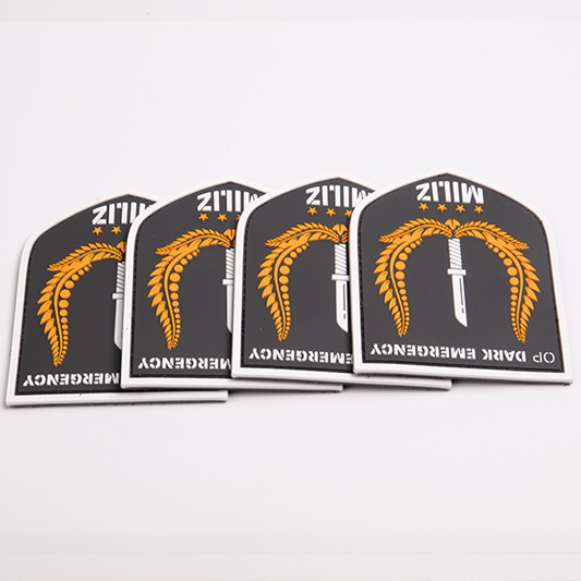 Custom PVC Garment 3D Embossed Brand Logo Soft Plastic PVC Silicone Rubber Patches 3