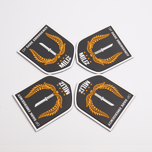 Custom PVC Garment 3D Embossed Brand Logo Soft Plastic PVC Silicone Rubber Patches 1