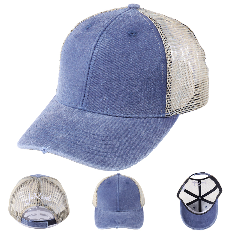 Männer Frauen Mesh Baseball Cap Bequem Einstellbar Atmungsaktive Casual Hut Individuelles Logo 1