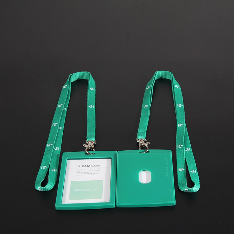 Lanyard Kad ID Tersuai Tali Leher Pencetakan Skrin Sutera Poliester 1