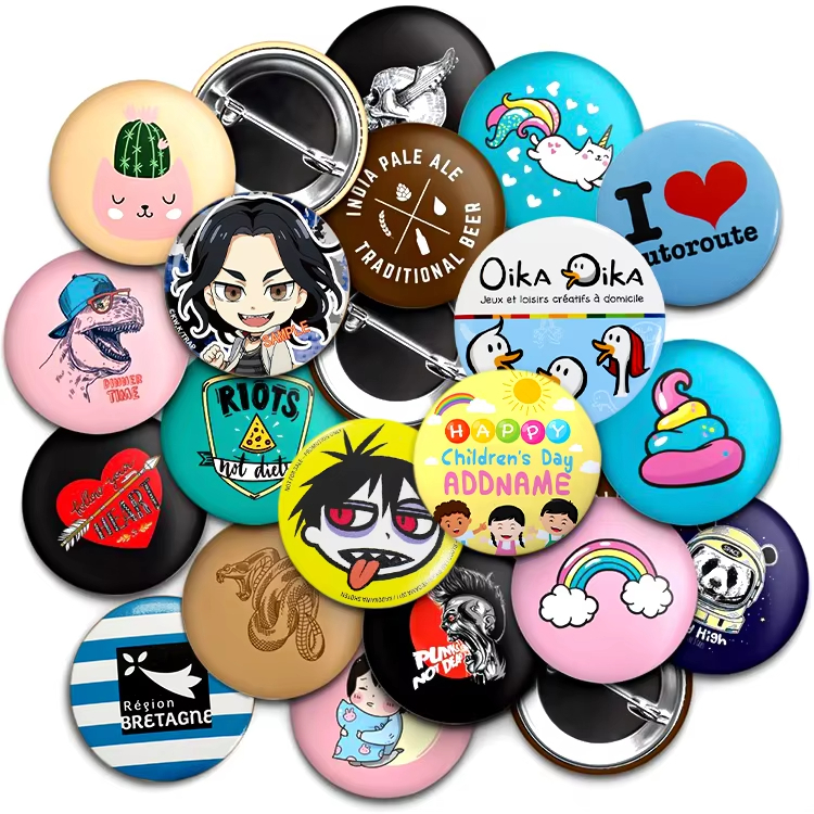 Rotundus stagni Button Badge Custom 58mm Paxi Excudebat Design logo 1