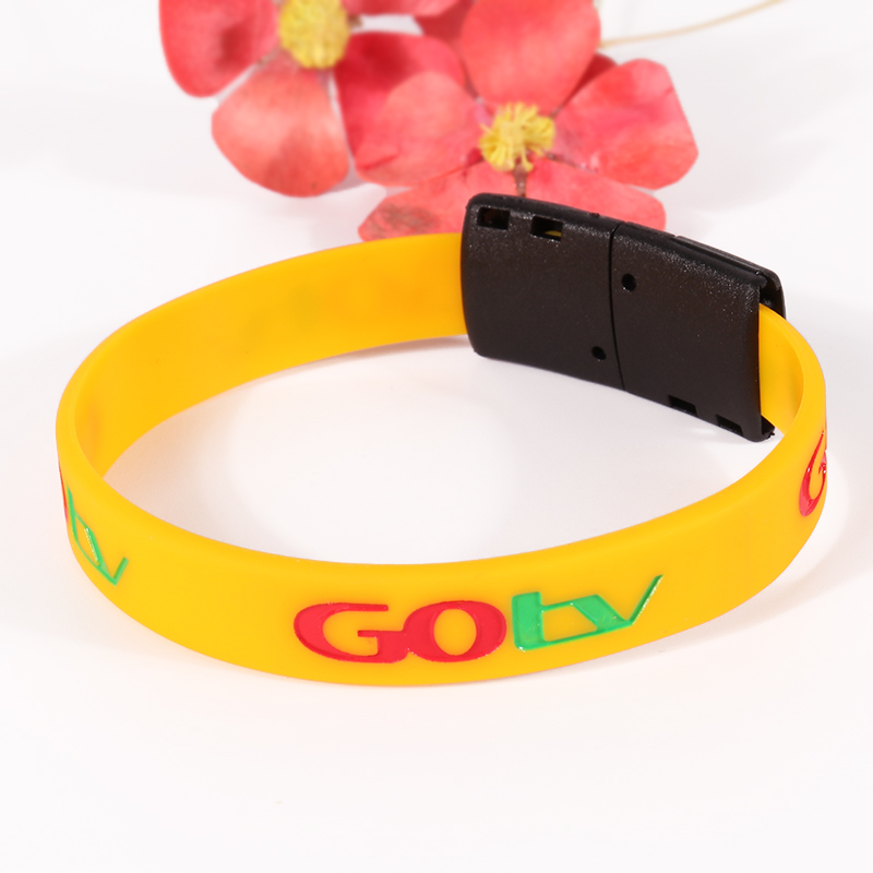 Gelang silikon tersuai dengan kilang keselamatan China 5