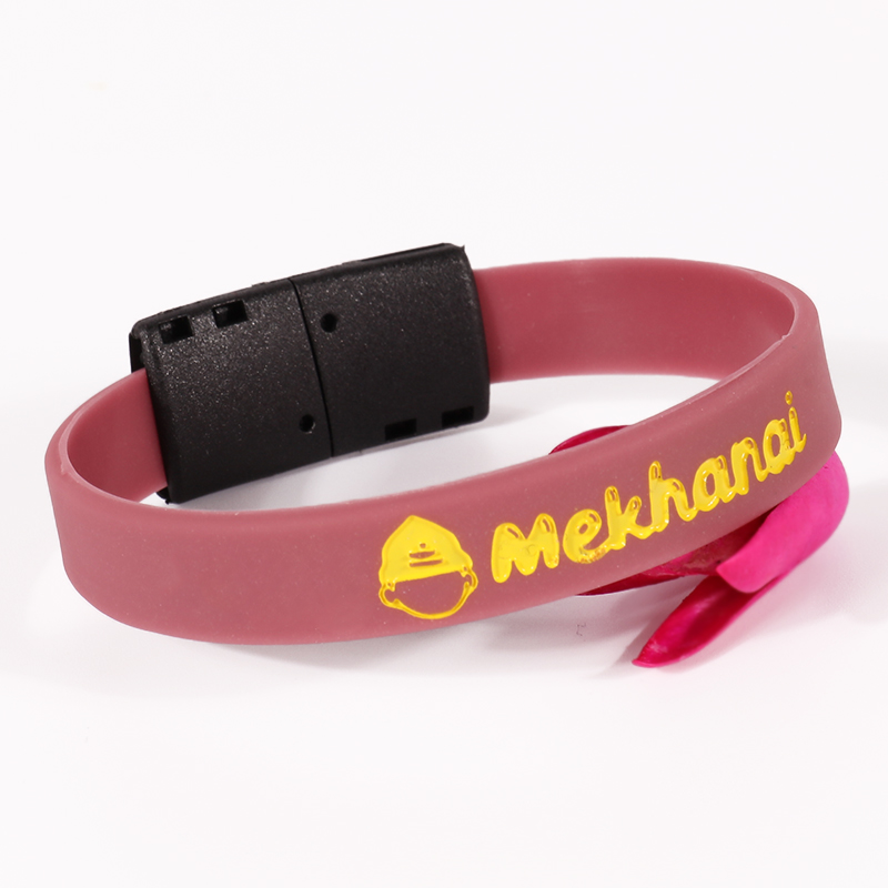 Gelang silikon tersuai dengan kilang keselamatan China 3