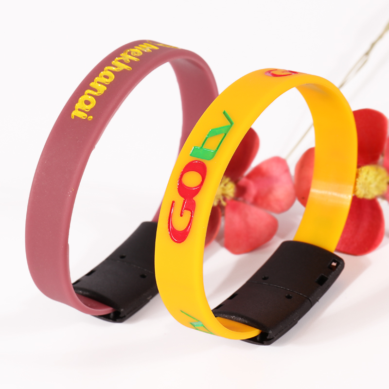 Gelang silikon tersuai dengan kilang keselamatan China 1