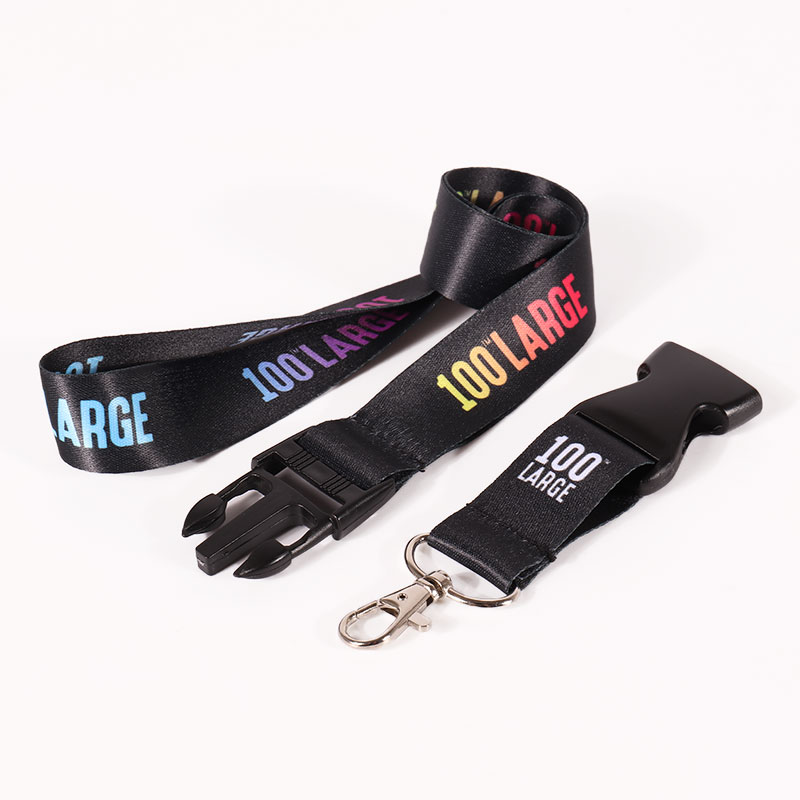 Polyester lanyard